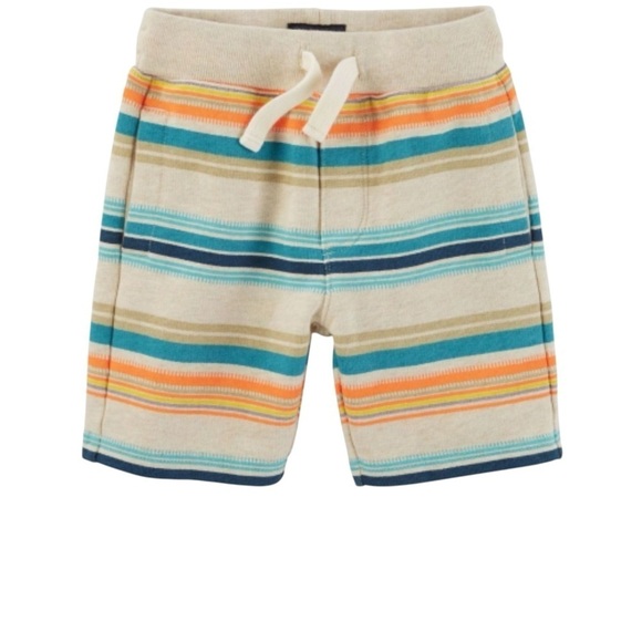 OshKosh B'gosh Other - Oshkosh B’Gosh Multi Colored Striped French Terry Pull On Cotton Kids Shorts